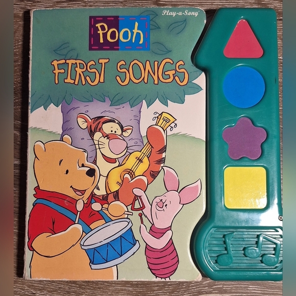 Disney Other - Disney Pooh First Songs Musical Book( Sounds Work)